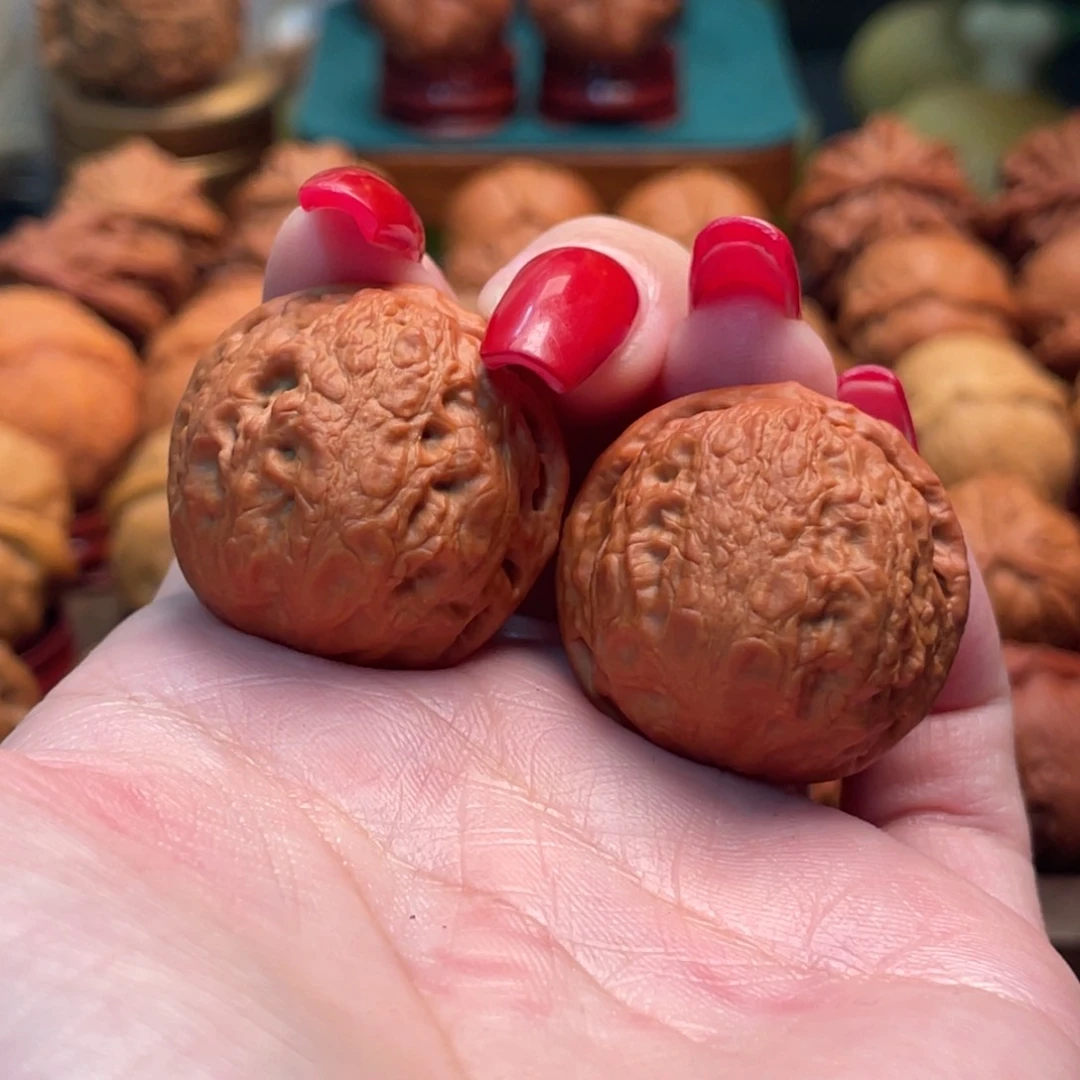 把件文玩核桃老*蚂蚁纹