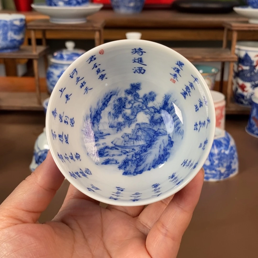 8****前景德镇陶瓷手工手绘