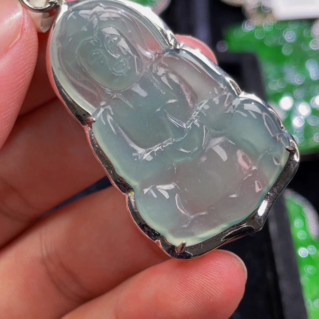 翡翠未镶嵌颈饰6，