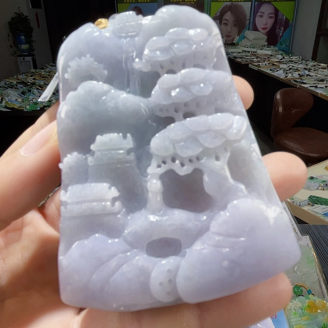 颈饰未镶嵌翡翠一