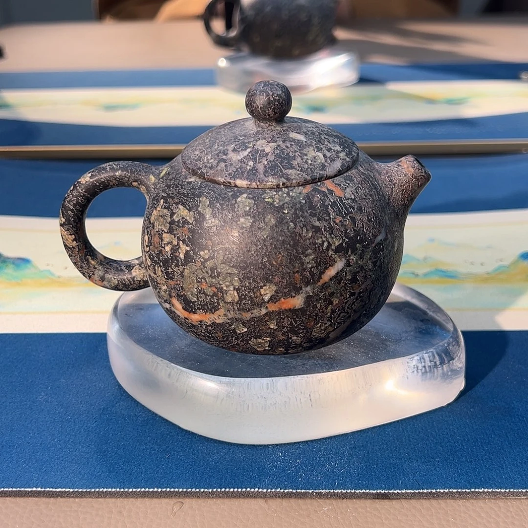 安山玉一把玉壶福利壶