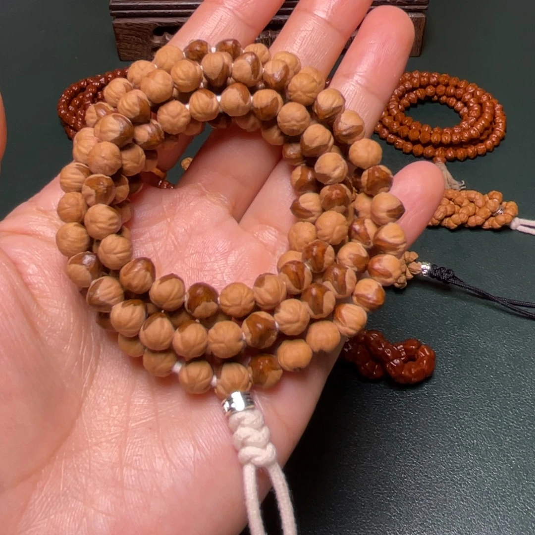 柏香籽/百香籽吊坠正三棱长串