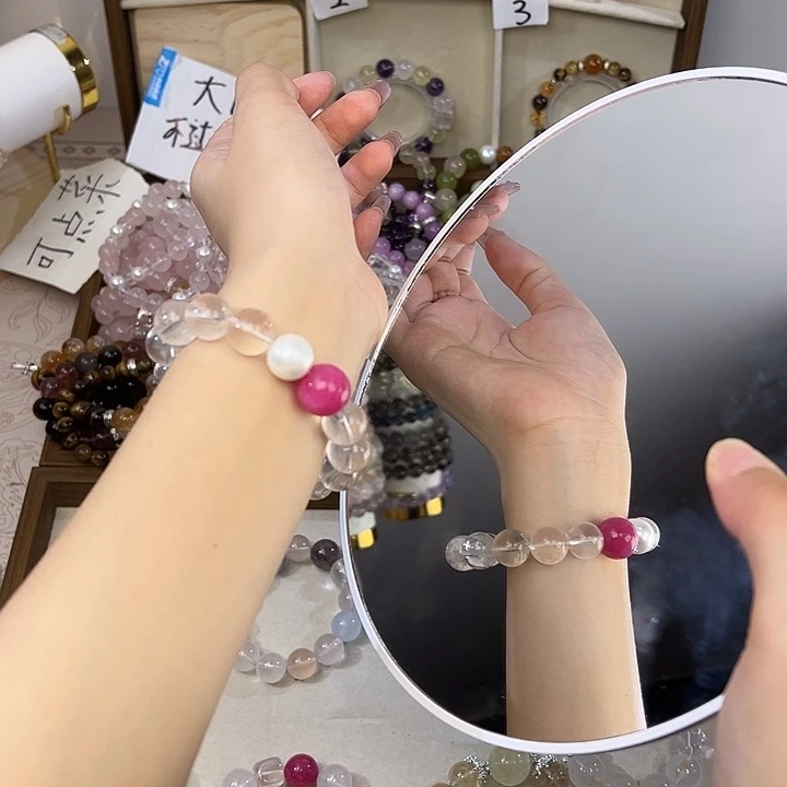 水晶银S925镶嵌手链