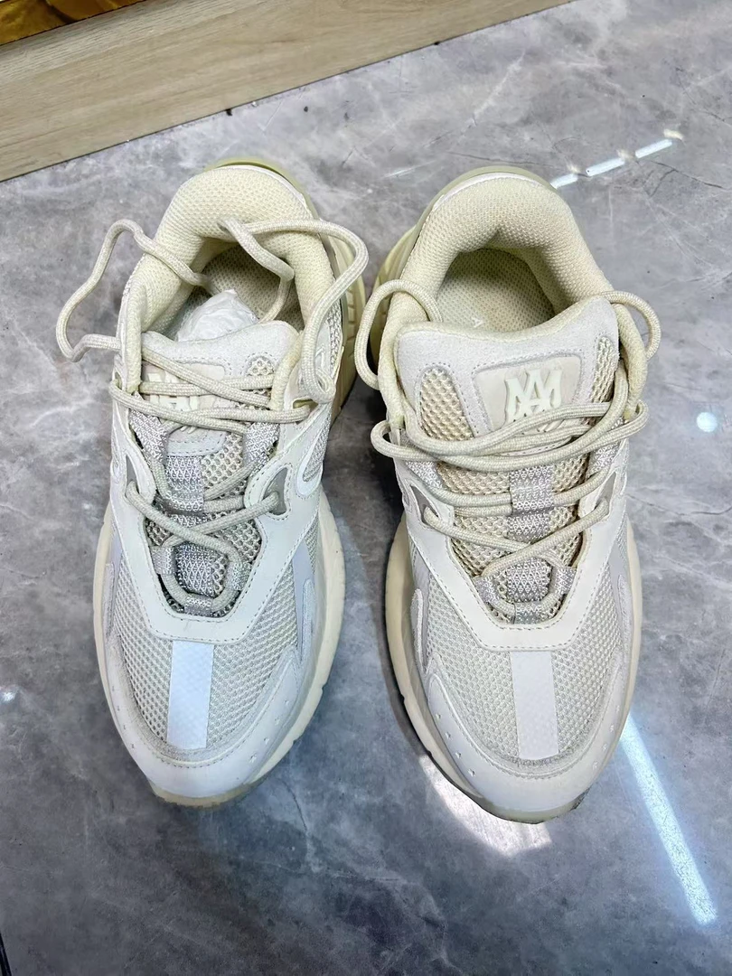 99新 AMIRI 米白色休闲老爹骨头鞋36码