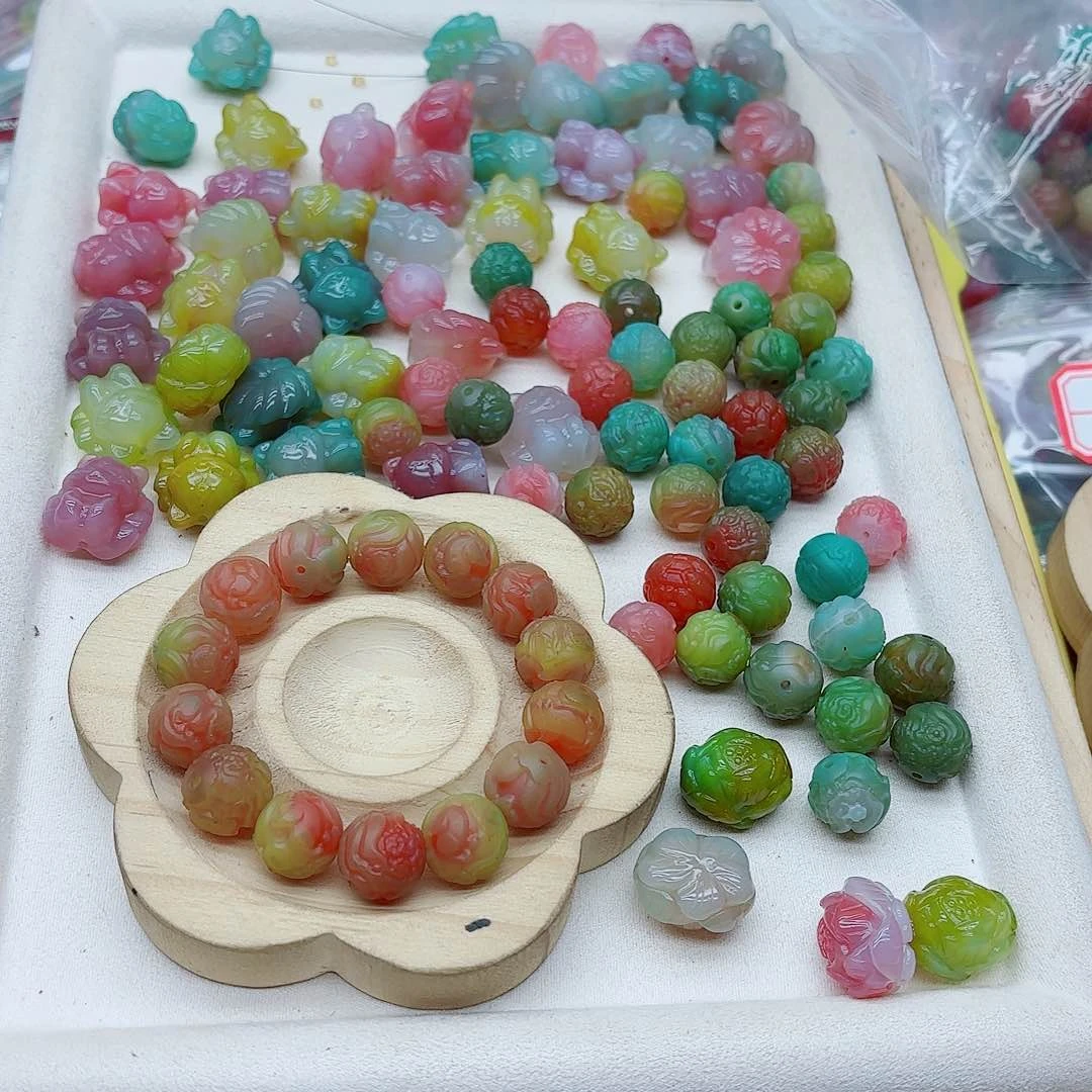 玛瑙/玉髓手链未镶嵌妖*妈源盐31