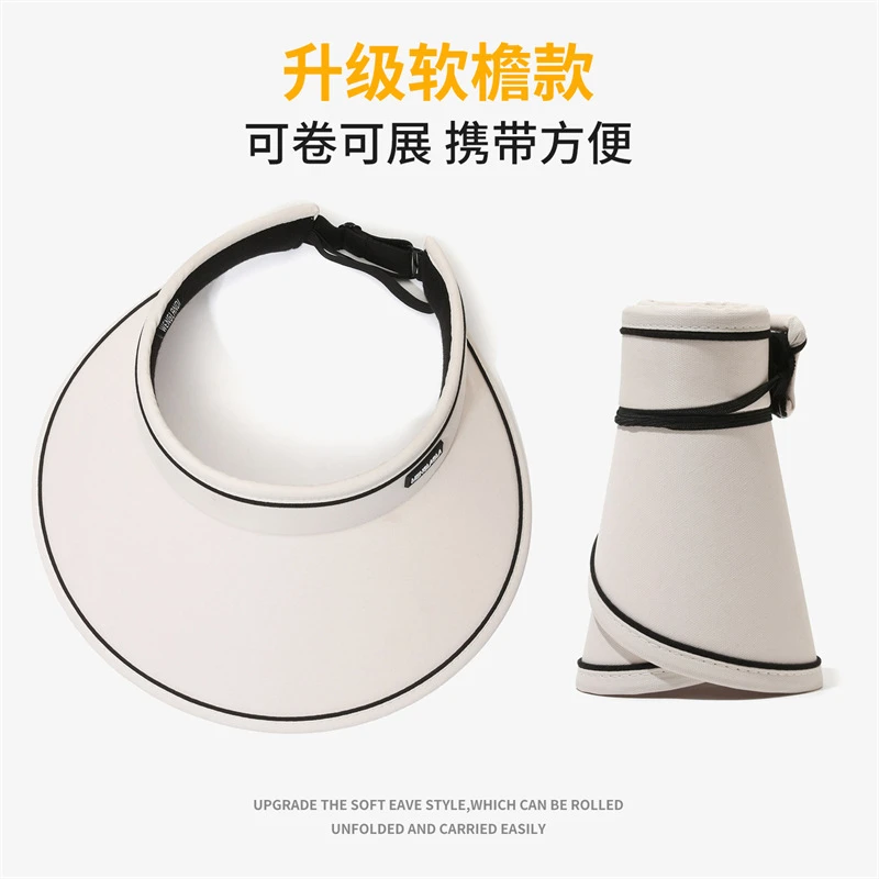 新店开业时尚百搭透气防护防紫外线夏季太阳帽50+2024新款女大帽
