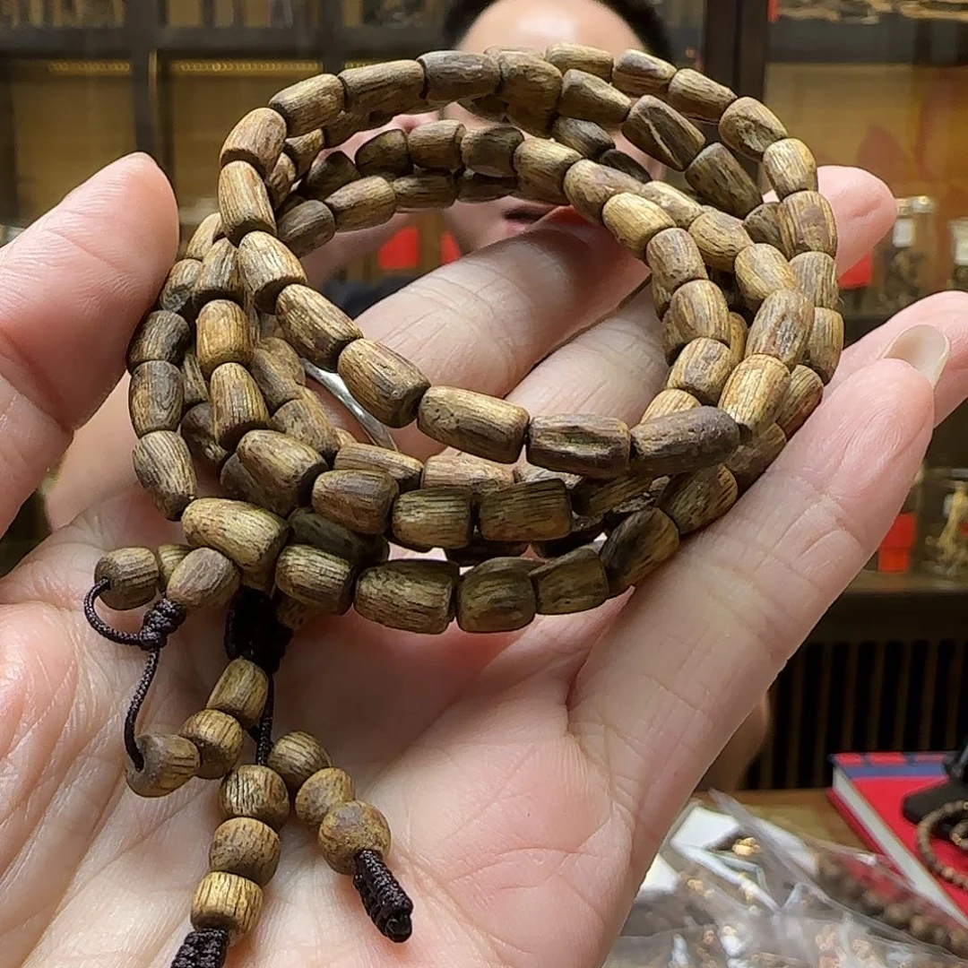 手串沉香22国香棋楠多圈随形 水滴珠9g+多样性发一串