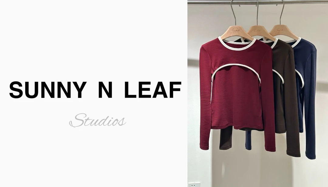SUNNY N LEAF  MIU系线条设计上衣 T恤 YCAXC59545