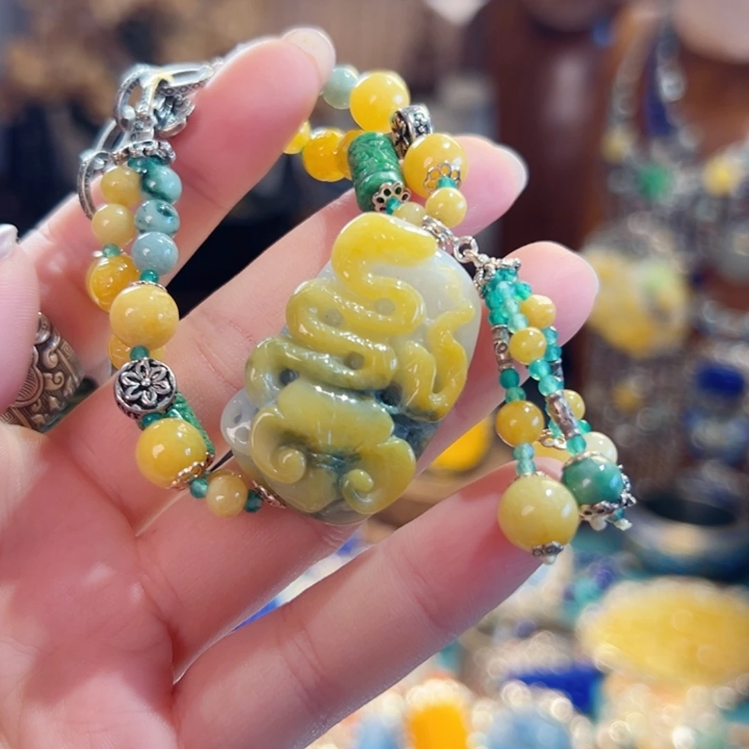 翡翠未镶嵌手链手链
