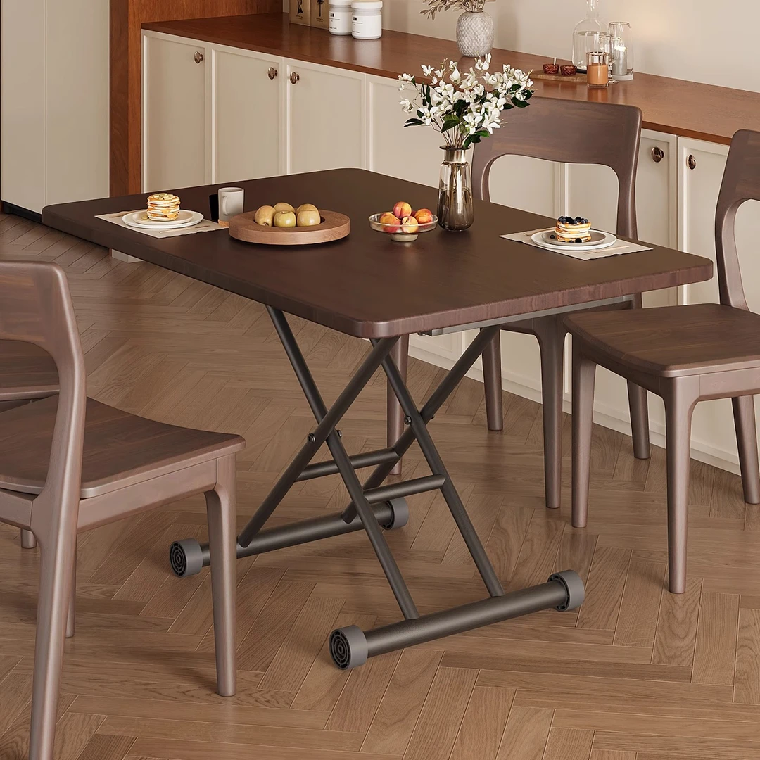 折叠茶几家用可升降小桌子可折叠吃饭折叠桌小户型餐桌长方形桌子