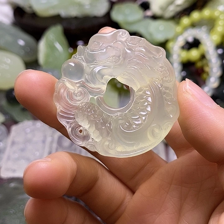 岫玉未镶嵌岫玉挂件