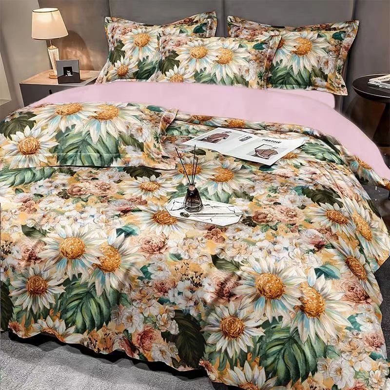 【赵总严选】新款贡缎提花水氧棉四件套轻奢高端套件3