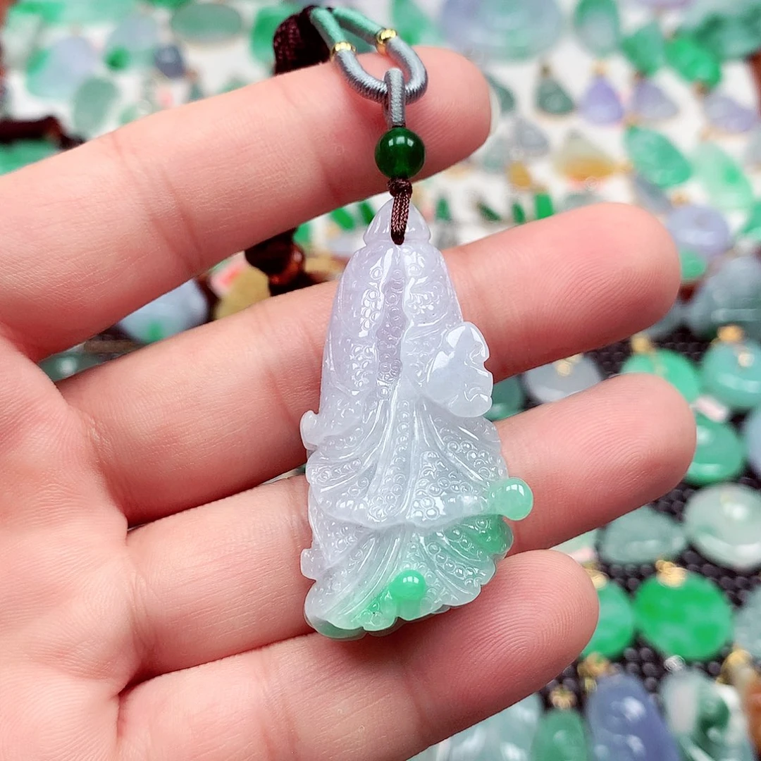 翡翠未镶嵌颈饰天然翡翠A货
