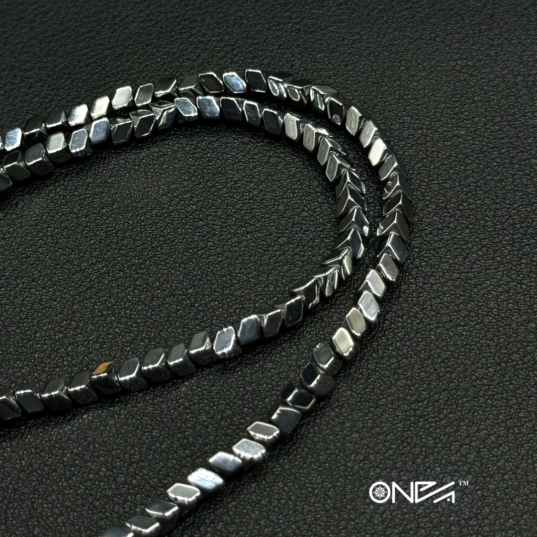 钛钢项链 ONEPART25不掉色曜石菱形重工素链男女通用百搭