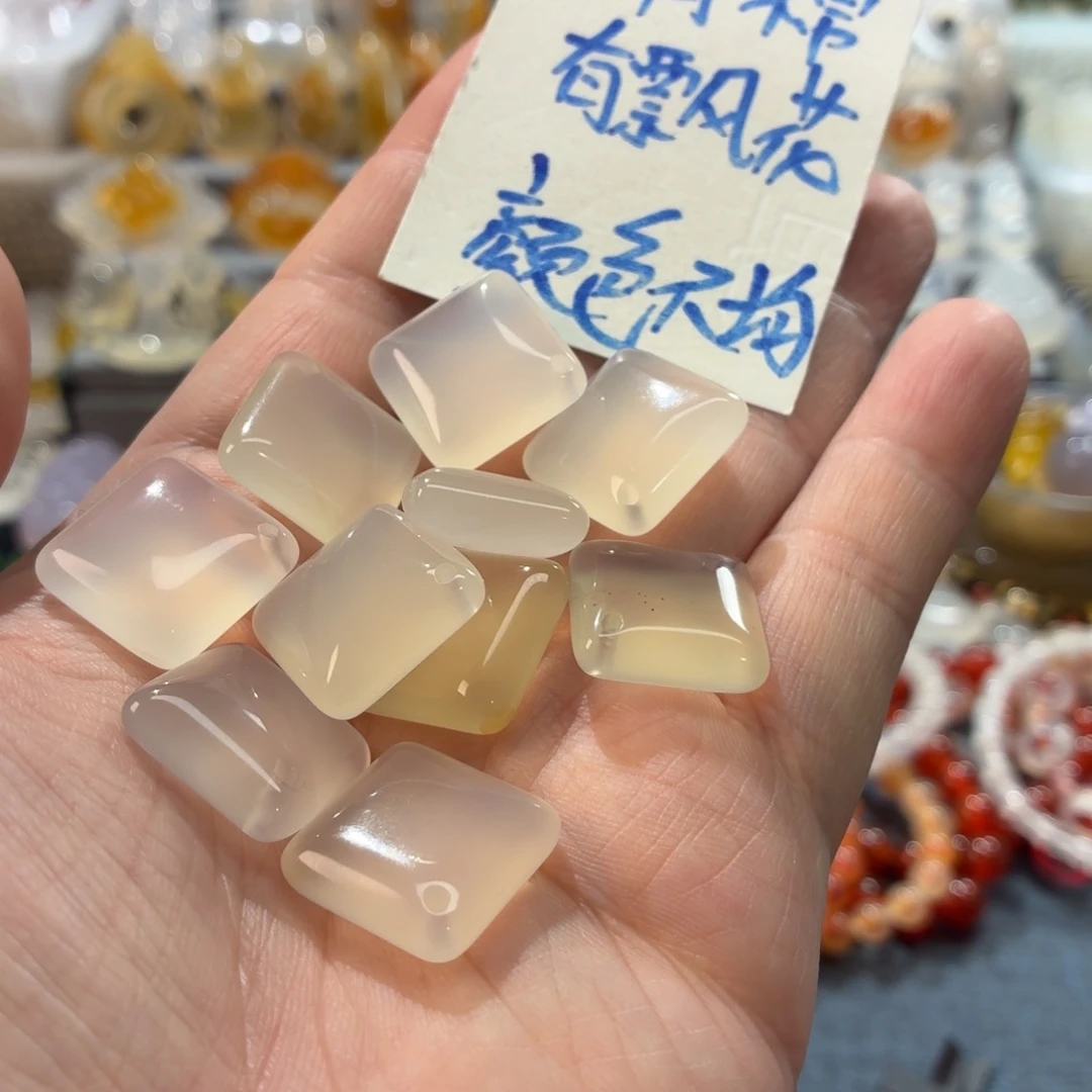 玛瑙/玉髓未镶嵌吊坠(不含链)