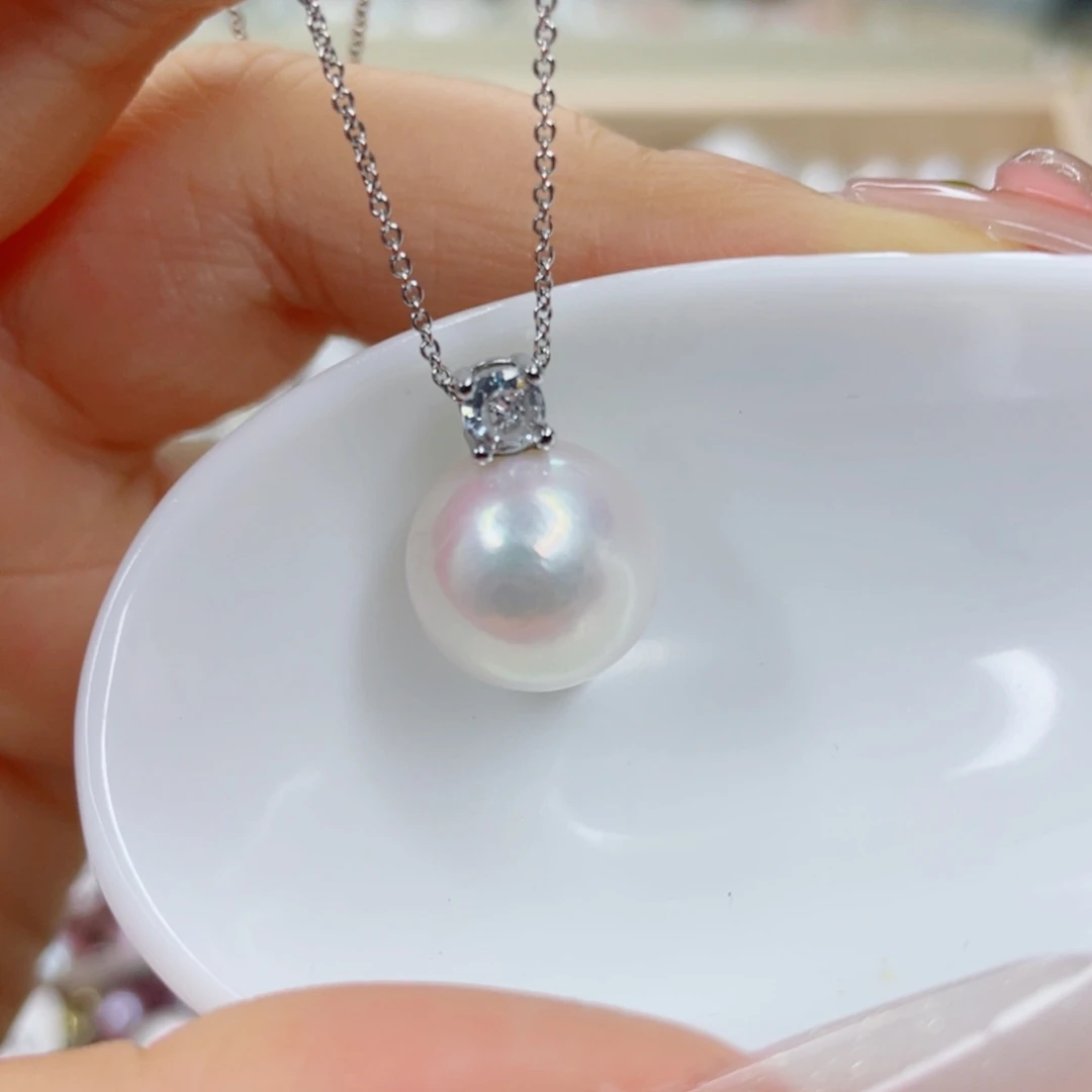 淡水珍珠未镶嵌吊坠(赠链)