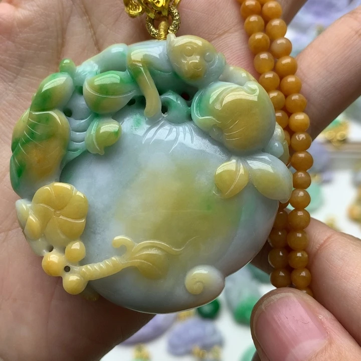 颈饰未镶嵌翡翠翡翠