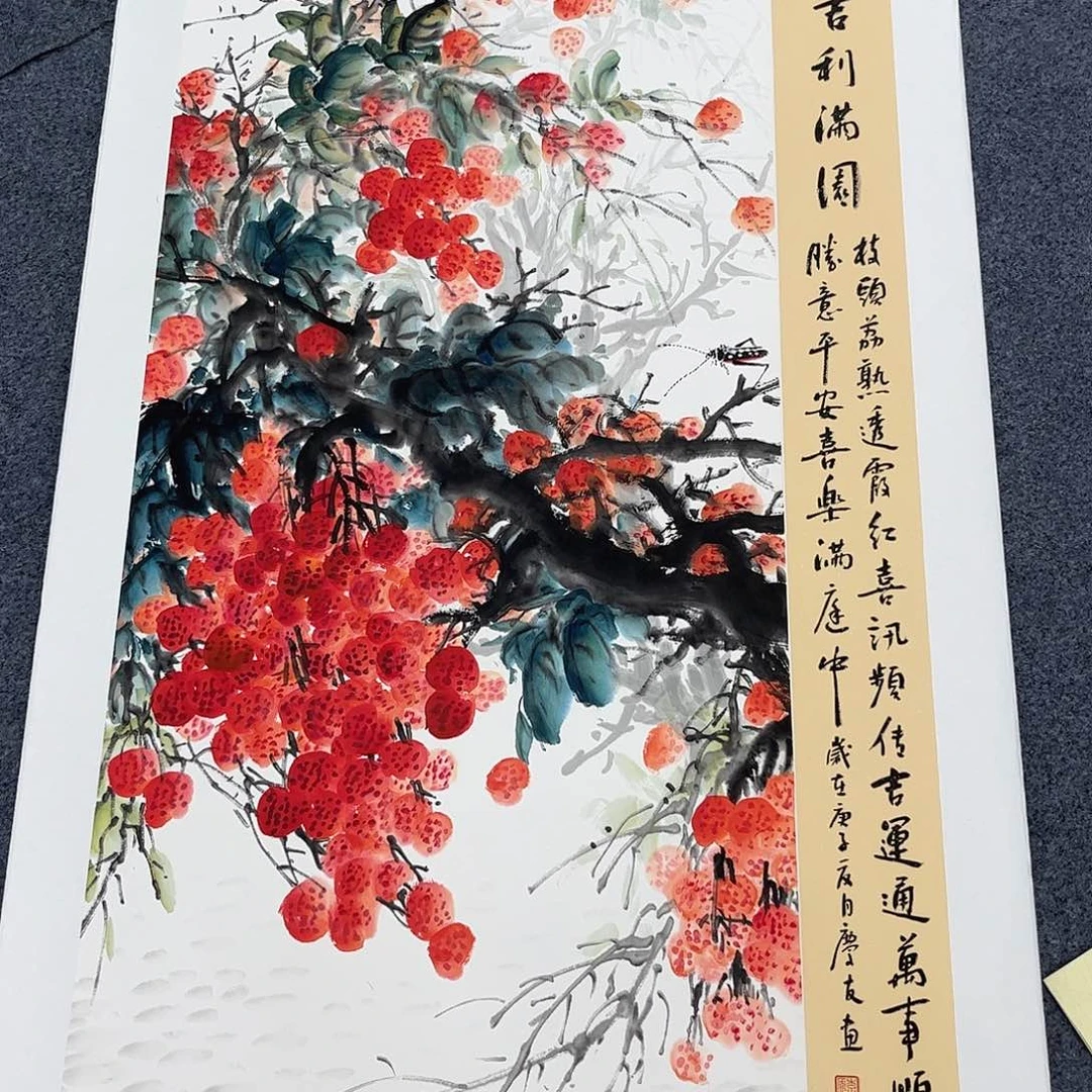 国画宣纸国画纯手绘作品