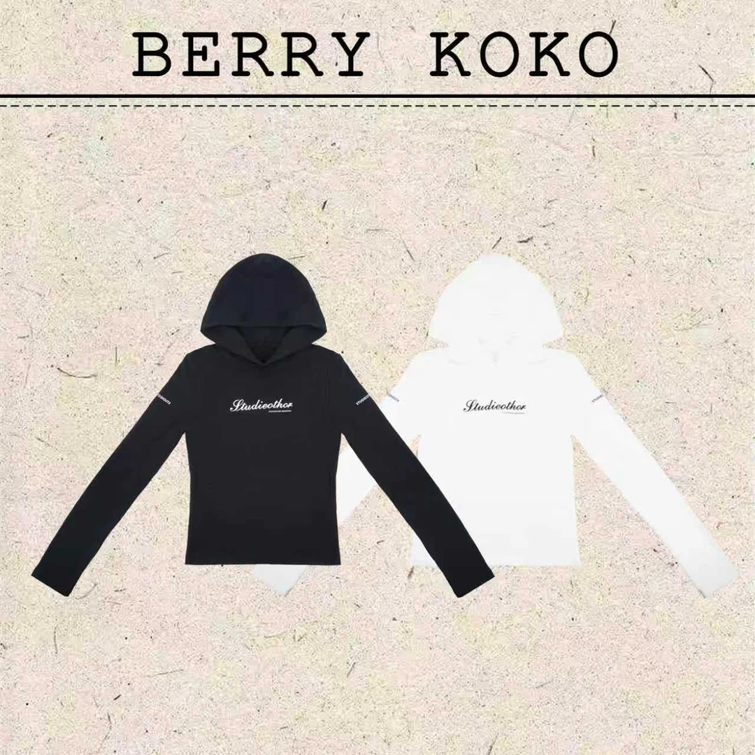 复古连帽“字母”“高弹”显瘦“磨毛”百搭套头帽衫T99