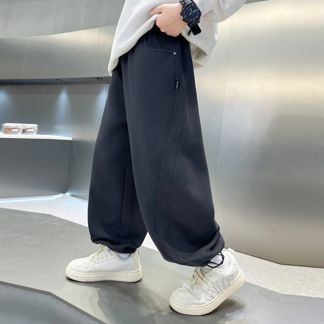 男童裤子2025新款秋装大儿童春秋款运动裤韩版男孩秋季卫裤痞帅潮