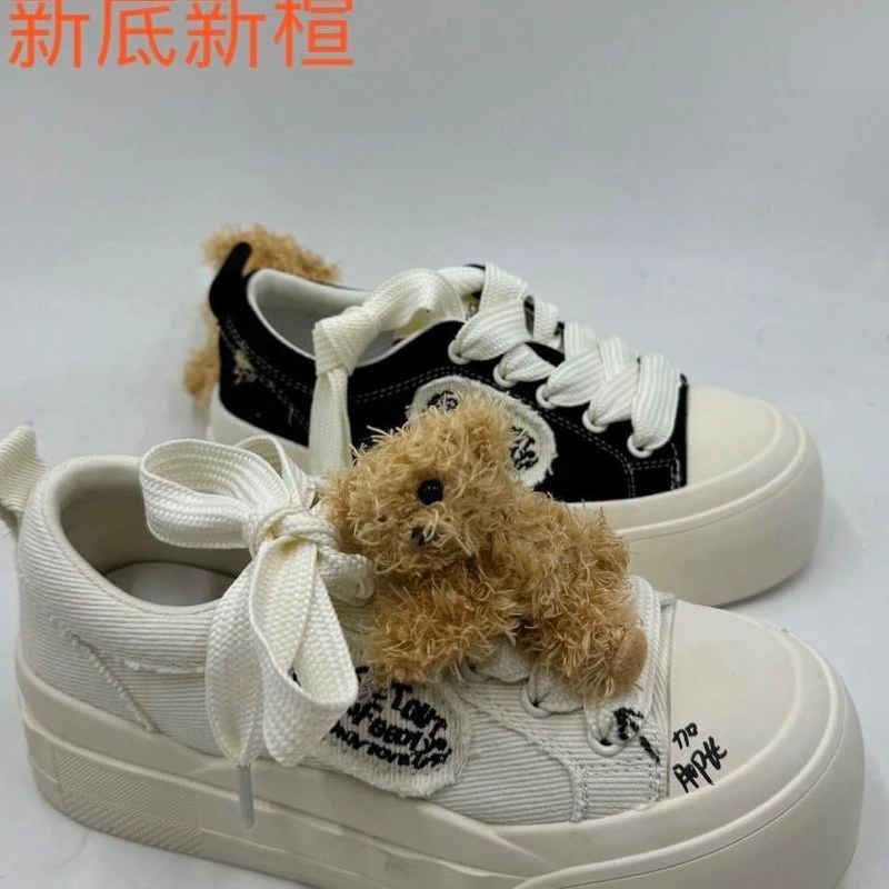 IEF/爱依服2024新款春季女低帮厚底帆布鞋5N29-1310-