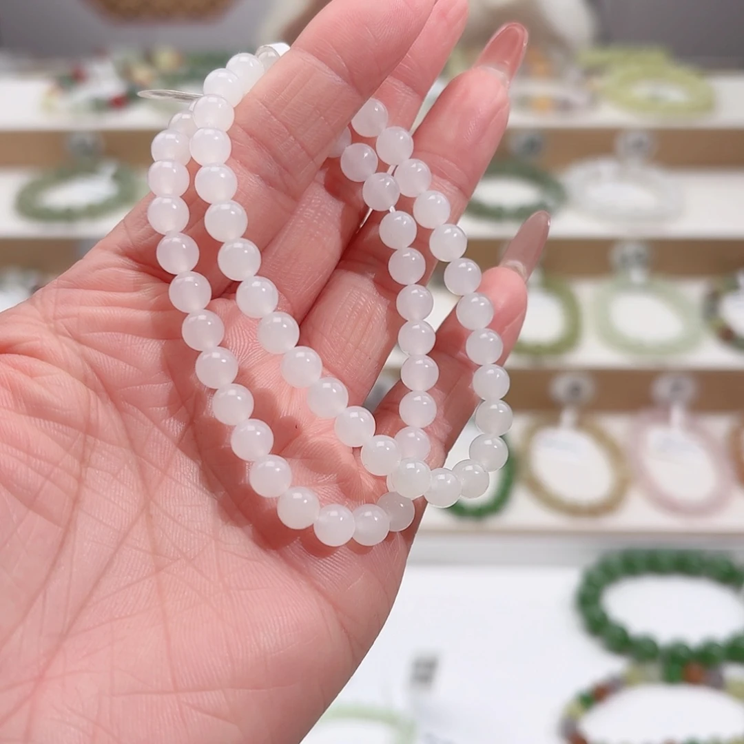 和田玉未镶嵌手链