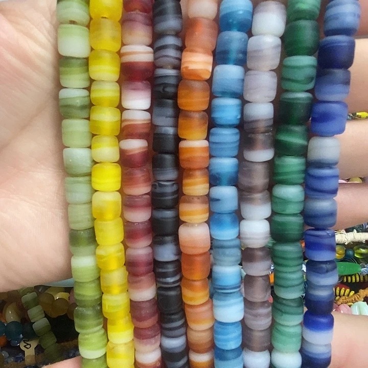 琉璃颈饰琉璃搅胎032