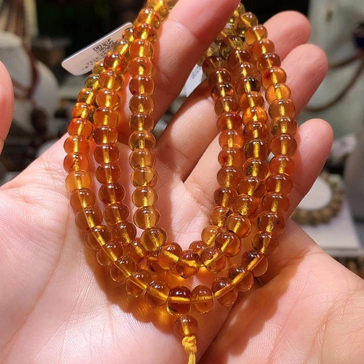 琥珀未镶嵌裸石7m金珀