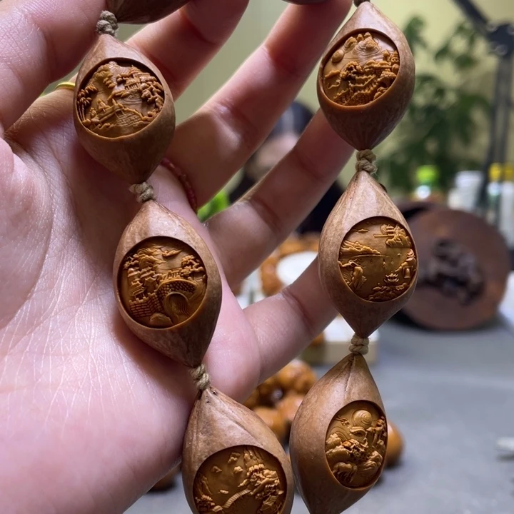 橄榄核吊坠橄榄核雕