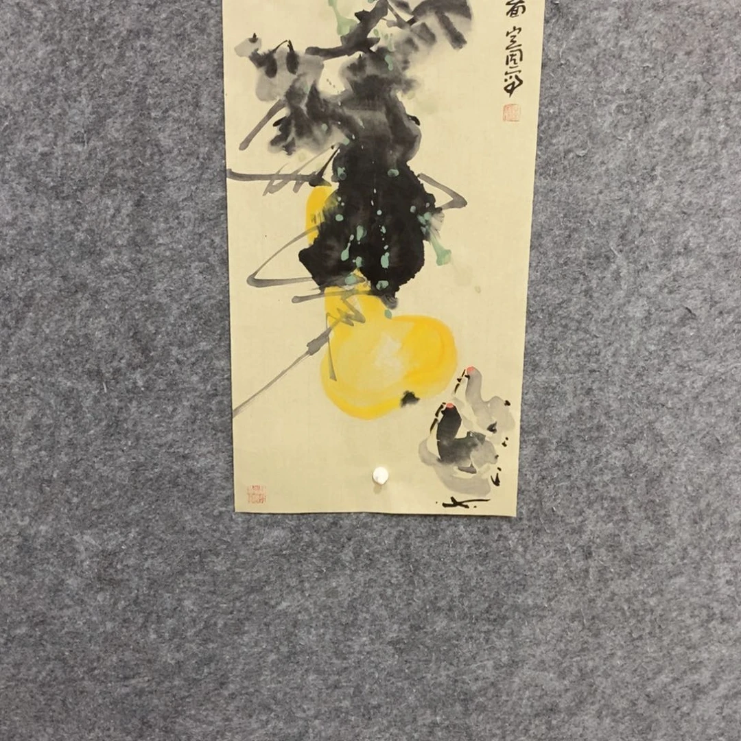 国画尚定固国画花鸟作品