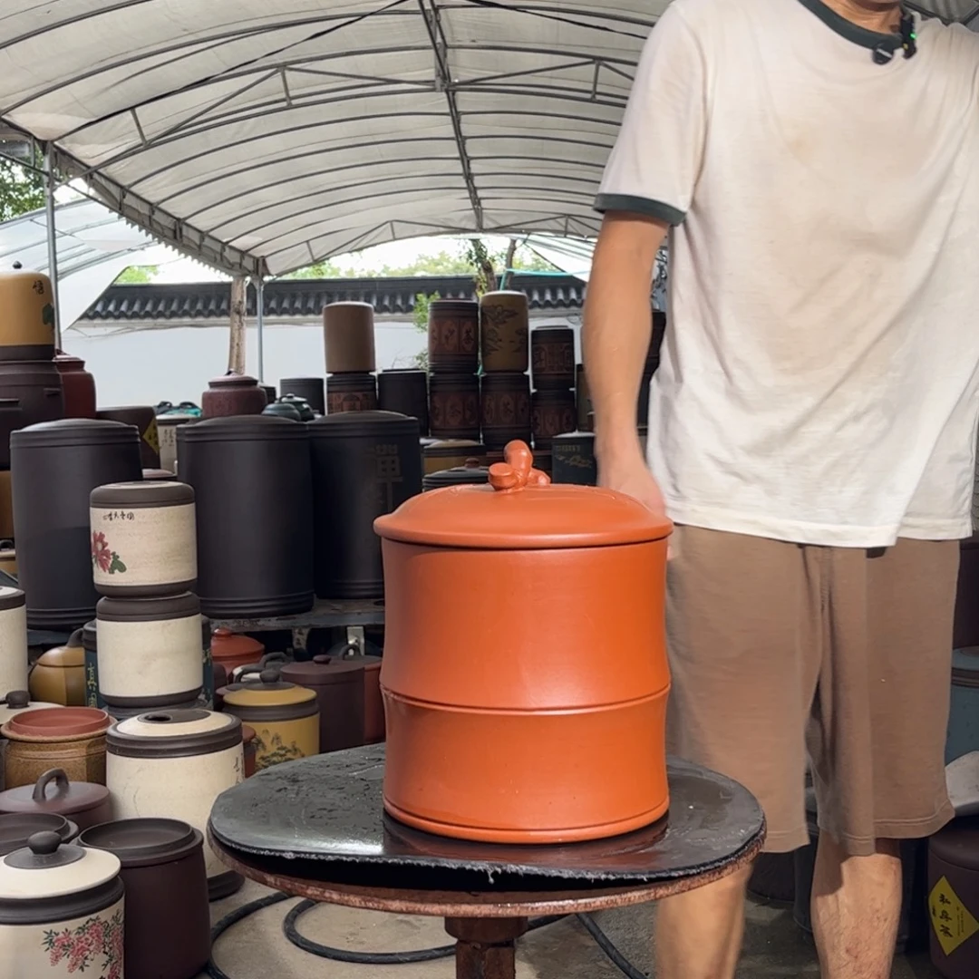 紫砂茶叶罐8 饼茶叶罐