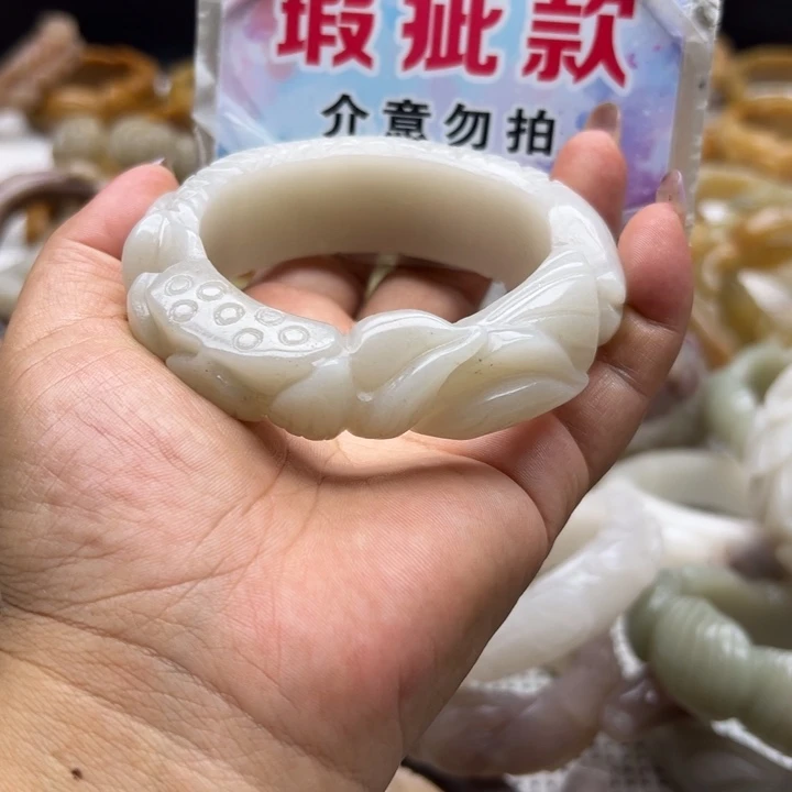 未镶嵌手镯(圆镯)木变石(鹰眼石)翡*林