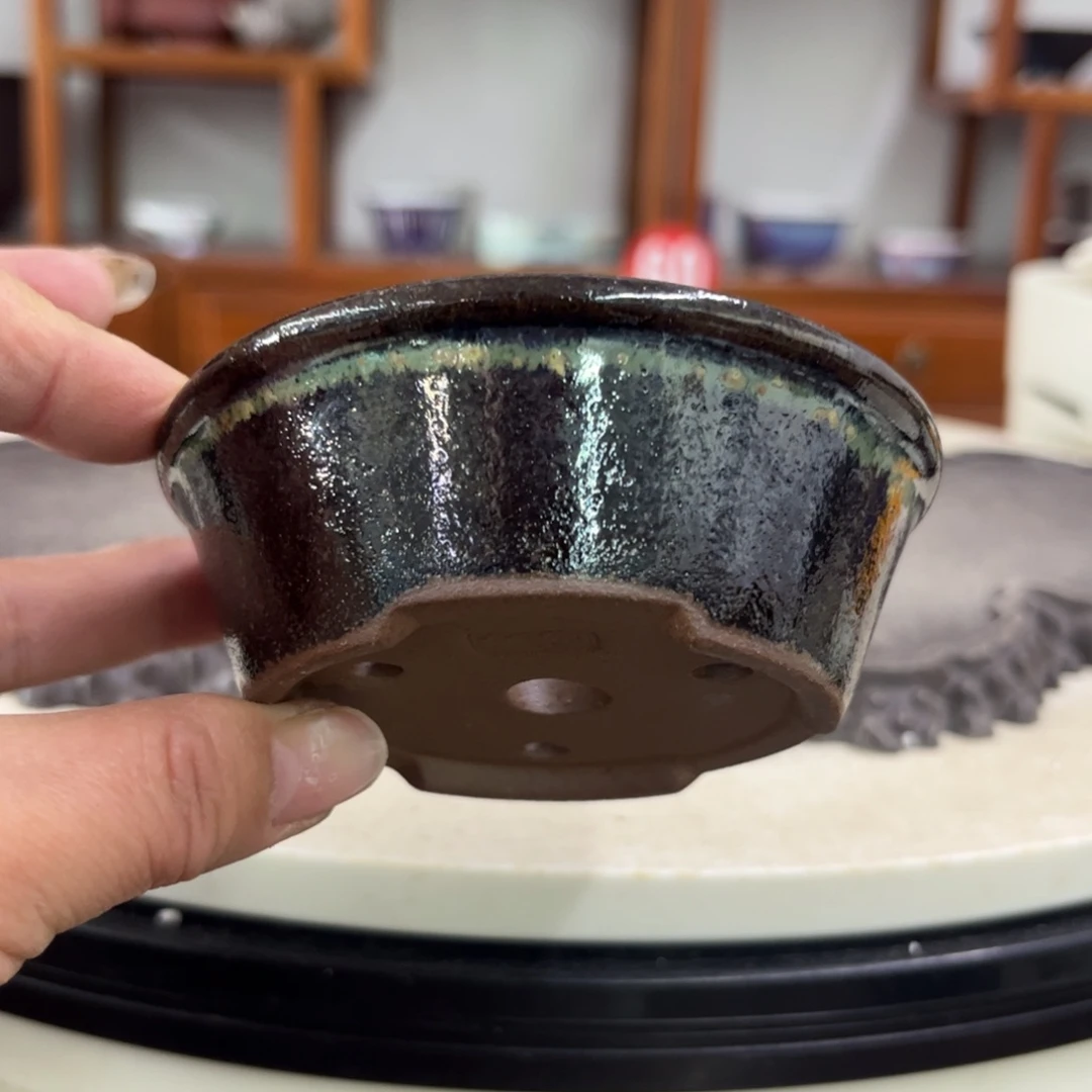 紫砂花盆瑕疵3-9。。。。