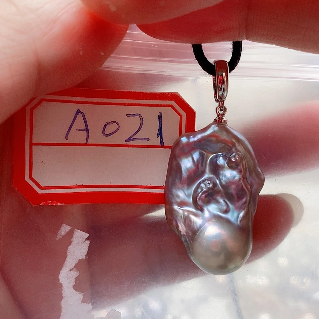 颈饰合金淡水珍珠 021