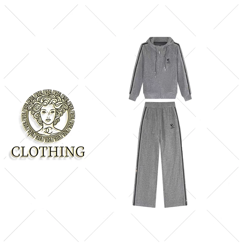 【CLOTHING/原创设计】B98377新款洋气百搭休闲套装