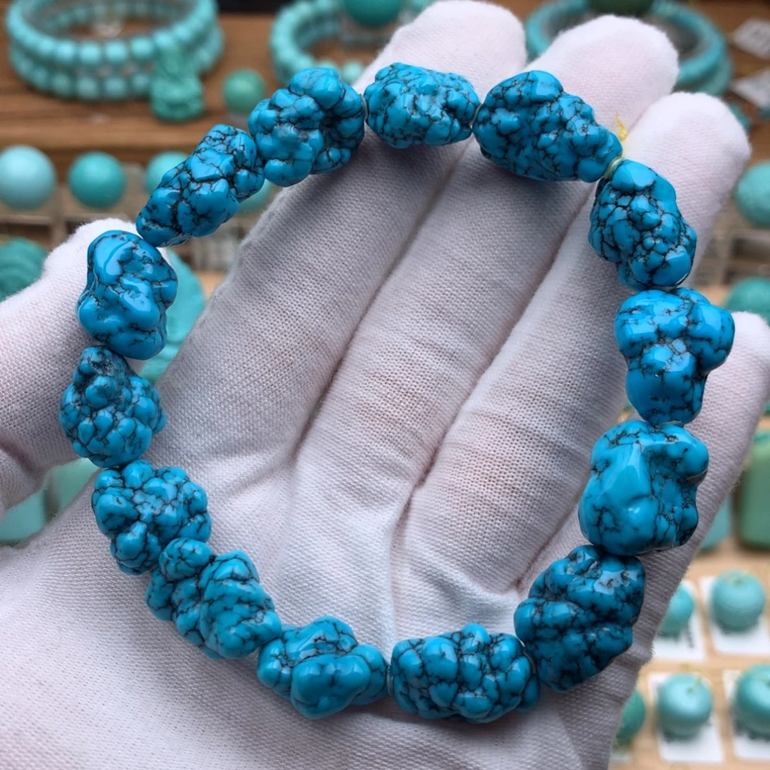 绿松石未镶嵌珠宝奇石