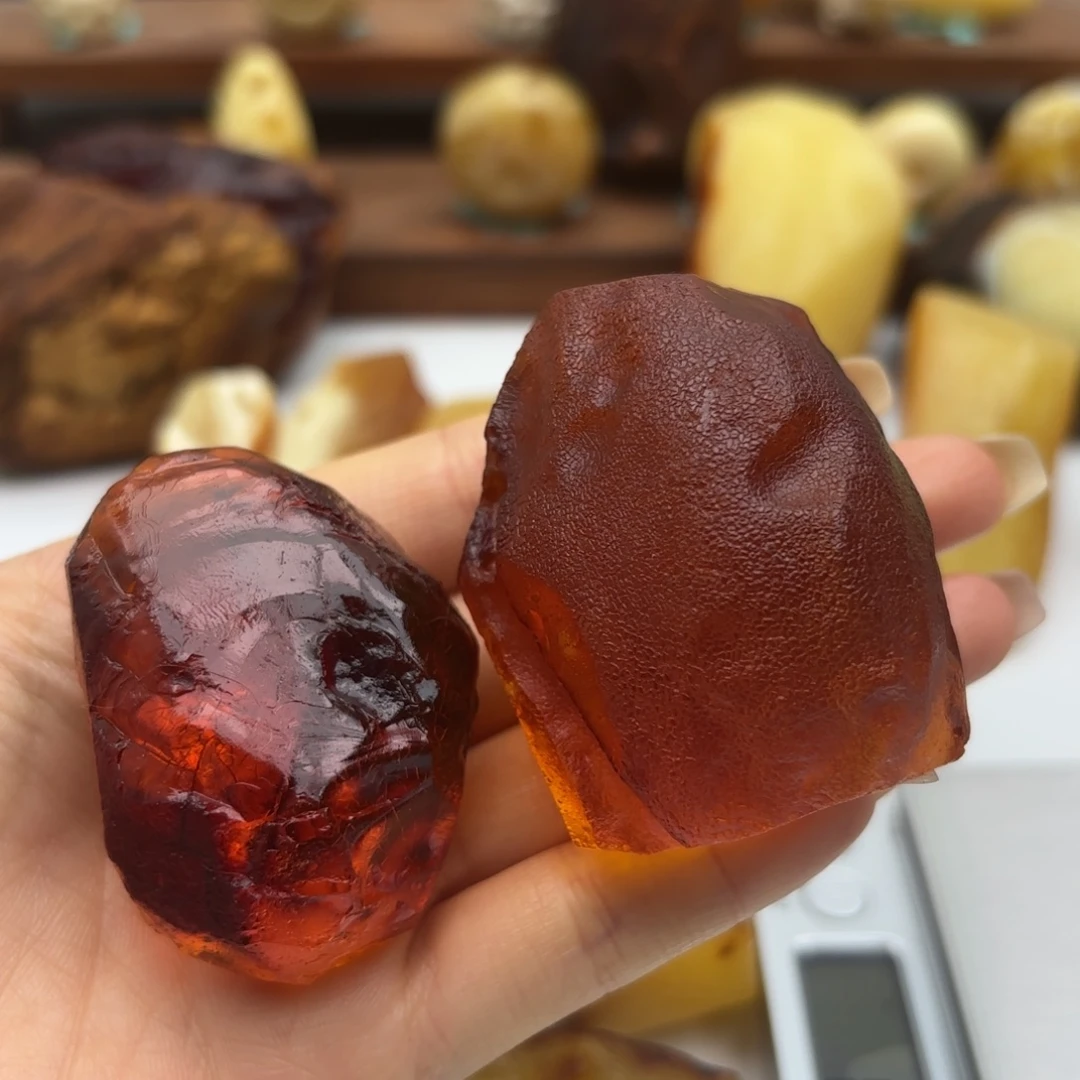 月***哥定制琥珀未镶嵌不退不换