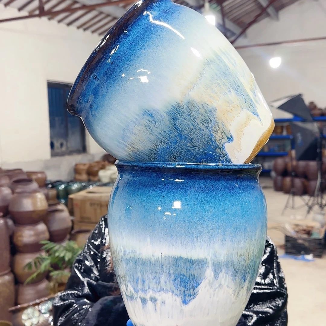 花盆紫砂高21口19