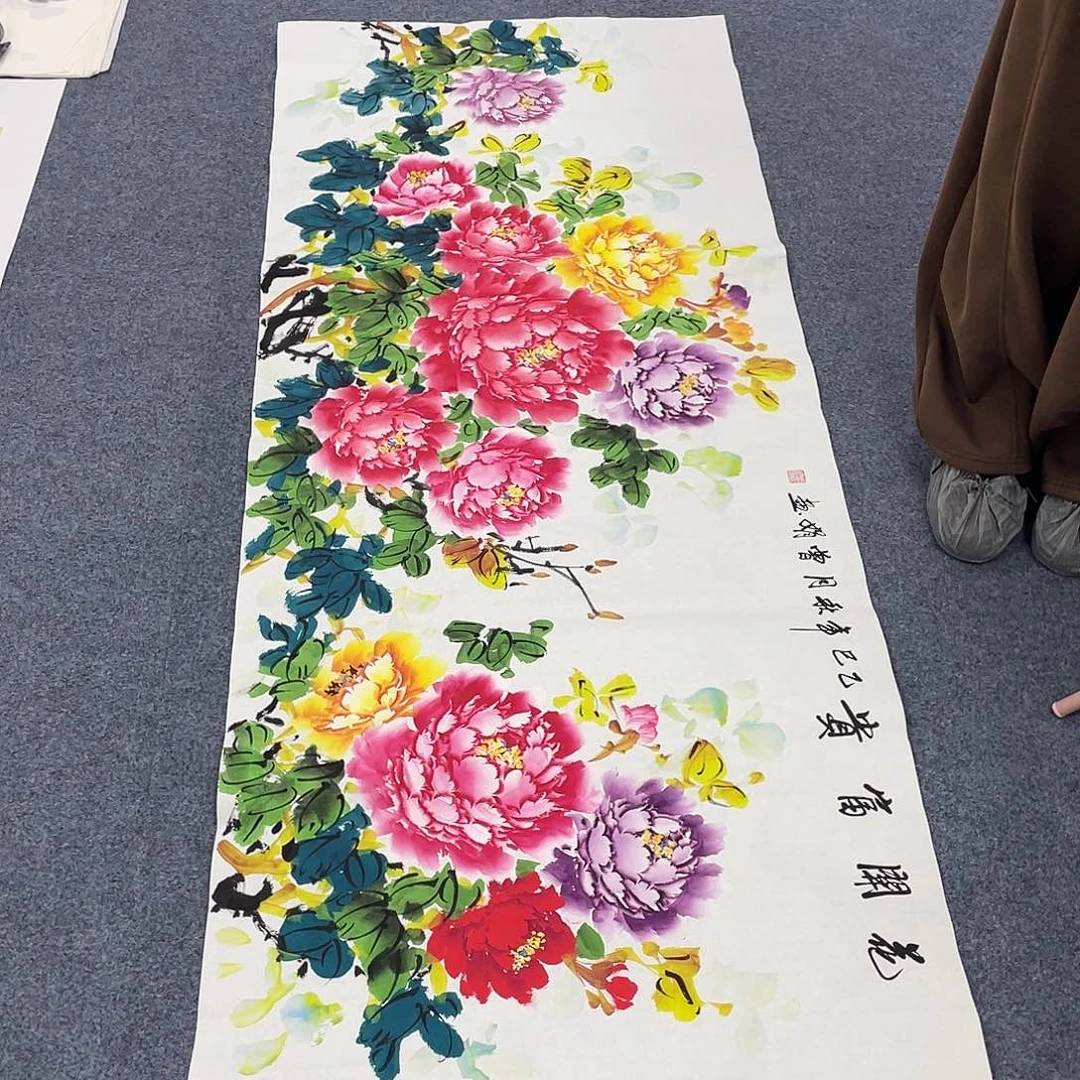 国国画作品小姐姐放漏…