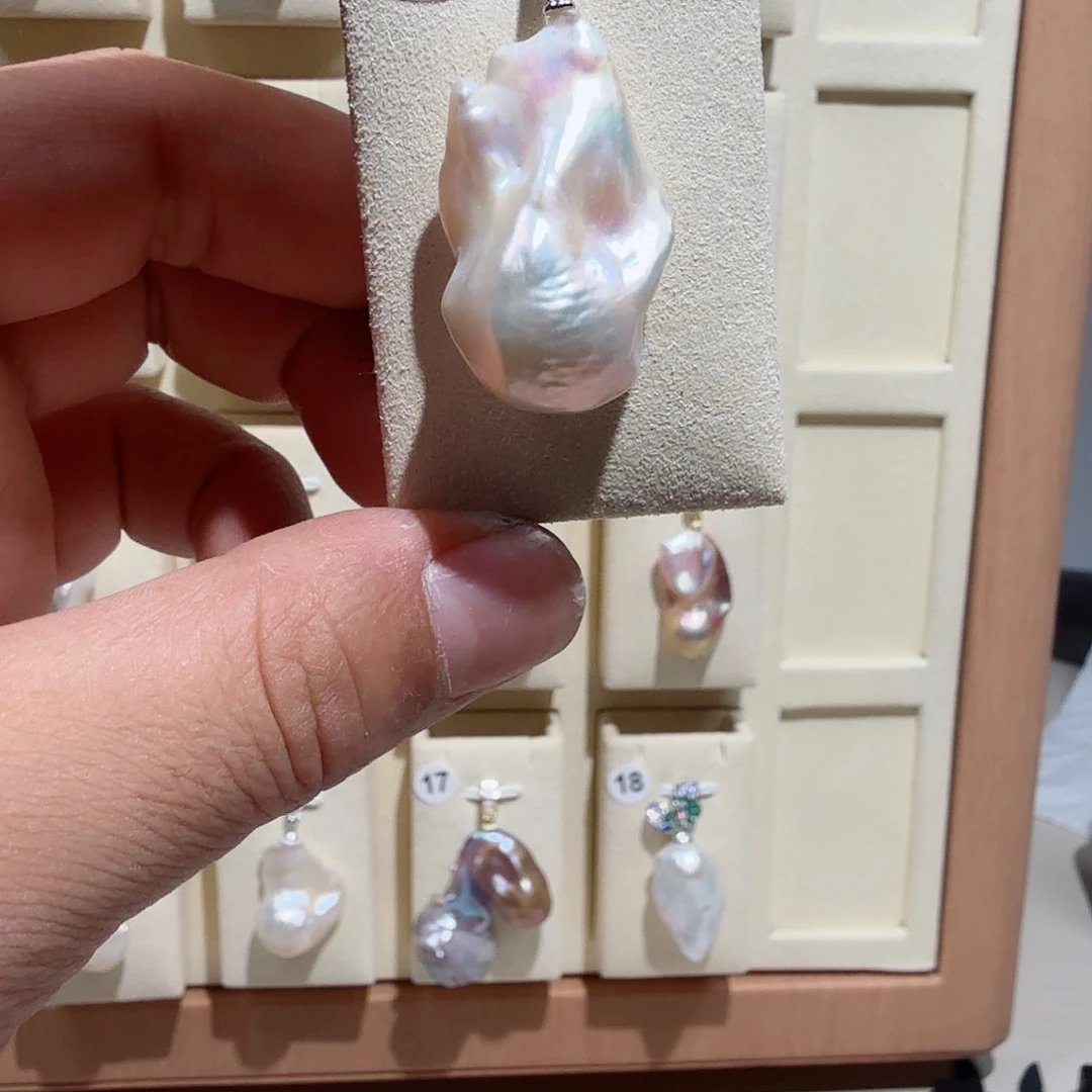 淡水珍珠未镶嵌吊坠(不含链)