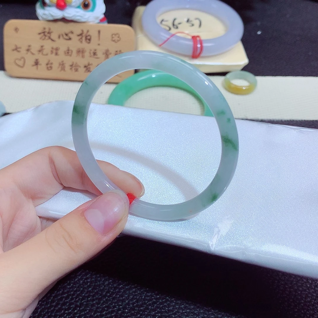 翡翠未镶嵌手镯1277