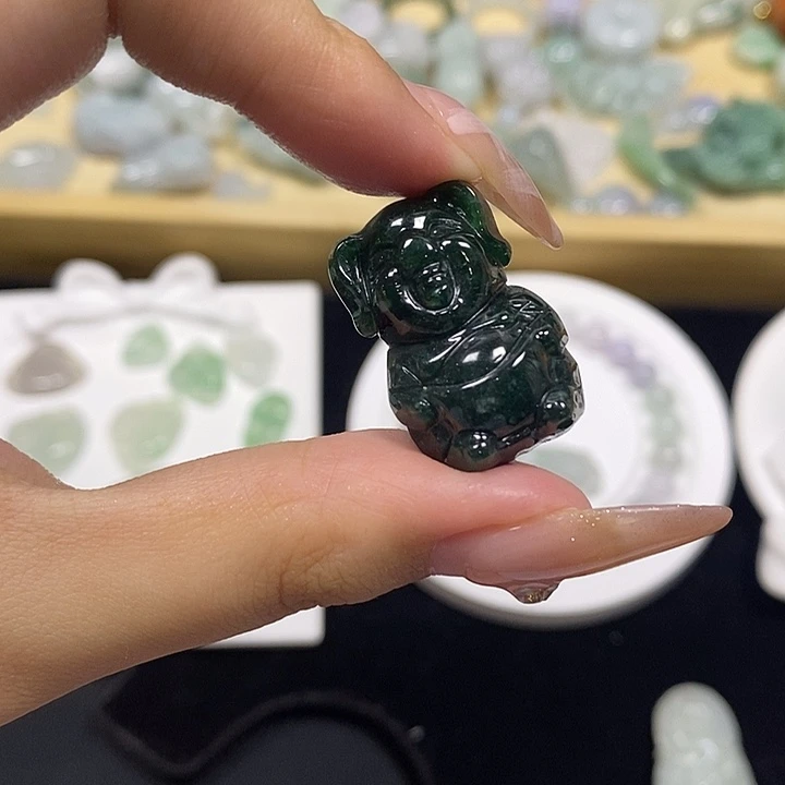 翡翠散珠天然缅甸翡翠