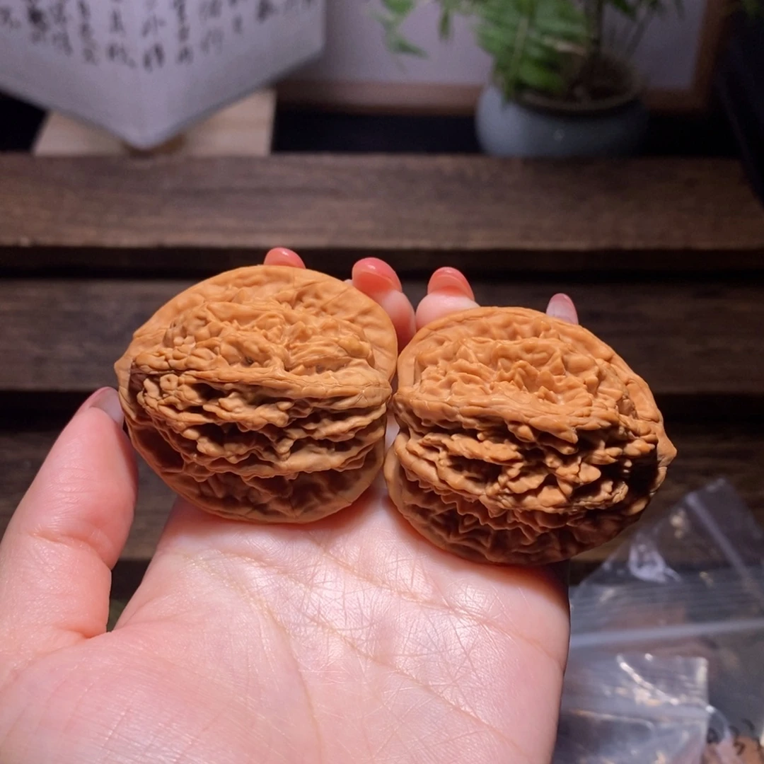 ****学吊坠文玩核桃全品43麦穗虎头