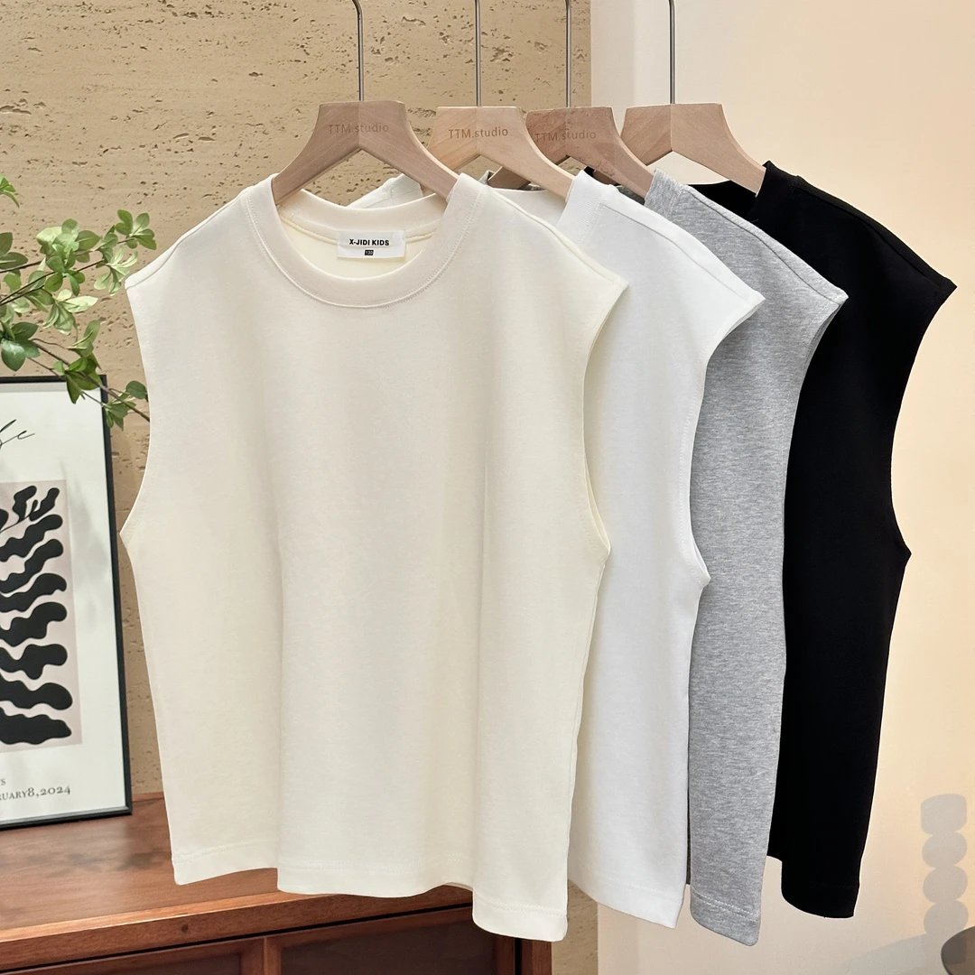 【861780】男童百搭休闲风2024夏季坎肩背心韩版无袖潮牌