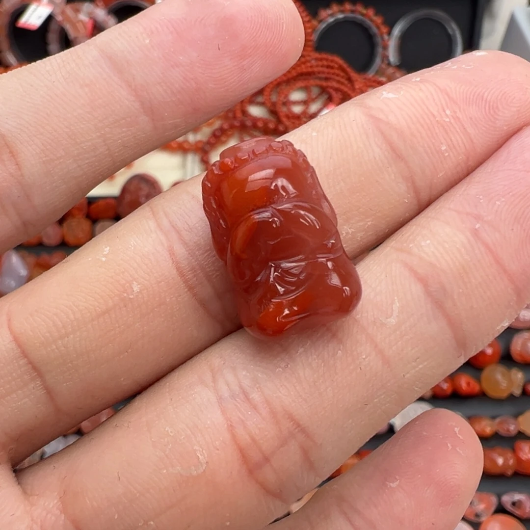 南红玛瑙未镶嵌颈饰不说佛