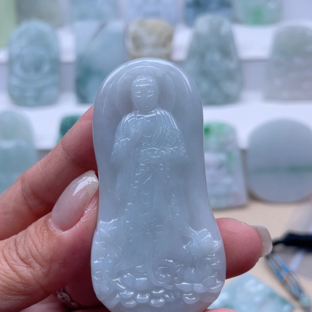 颈饰未镶嵌翡翠阿弥陀佛