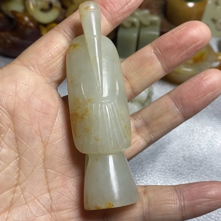 和田玉（糖玉）颈饰未镶嵌用****6