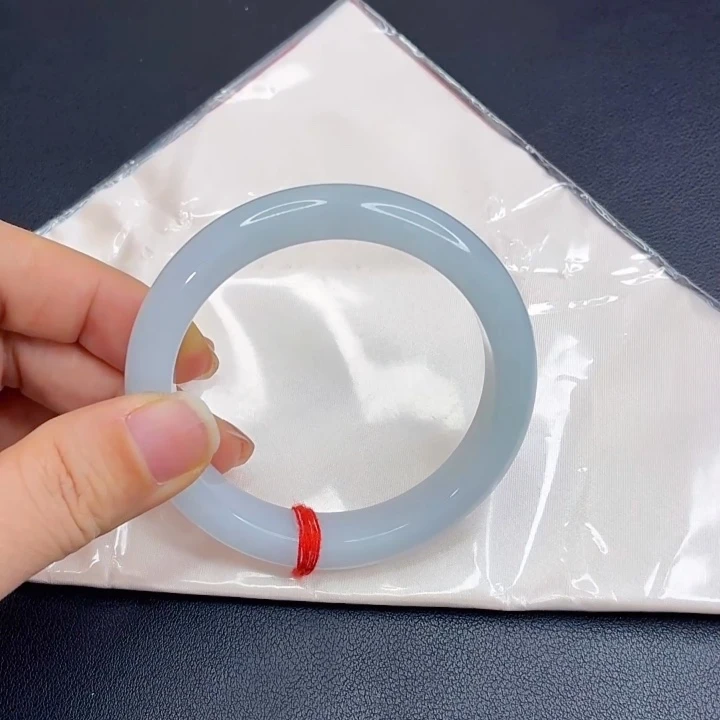 翡翠未镶嵌手镯冰胶紫