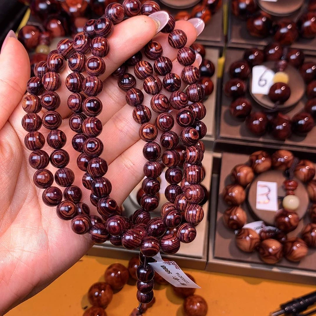 花梨木类手串/手链高货瘤疤紫油梨土埋料0.8