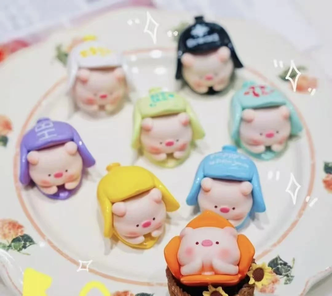 〖拆盒〗猪猪萌粒对号入座老粉专用链接新粉勿拍正品拆盒潮玩手办